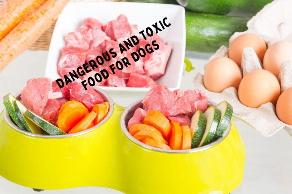 Fruits are good for pups. toxic food for dogs