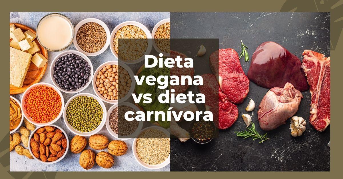 Alimentación saludable y nutricion, Dieta Vegana vs Carnívora