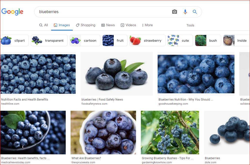 blueberries