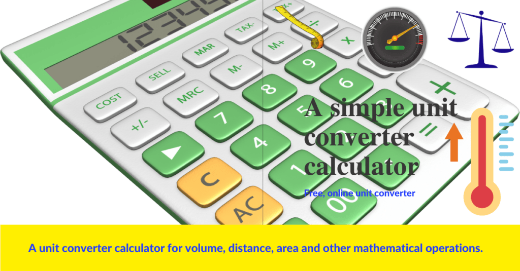 online converter calculator, unit converter