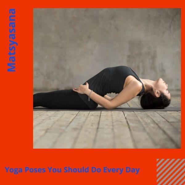 yoga poses - Matsyasana