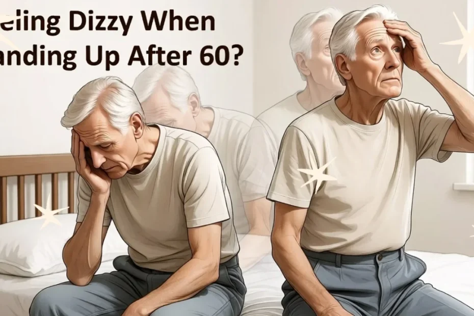 Feeling dizzy when standing up after 60