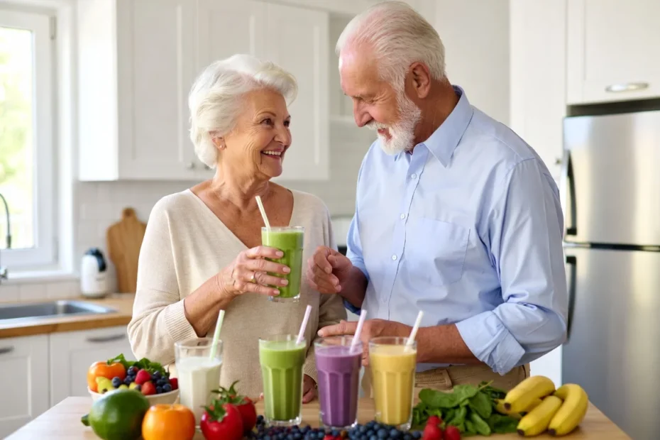 Healthy smoothies for seniors with chewing problems