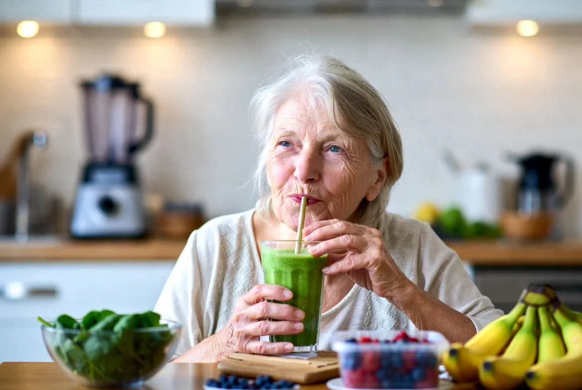 Healthy smoothies for seniors with chewing problems