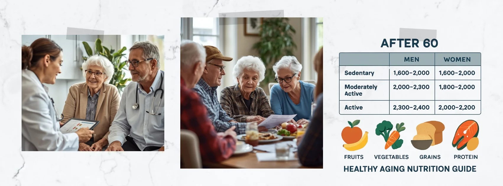 Daily Calorie Needs for Seniors