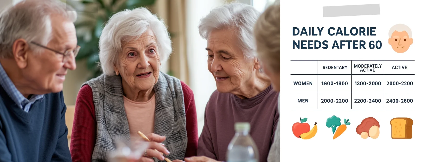 Daily Calorie Needs for Seniors