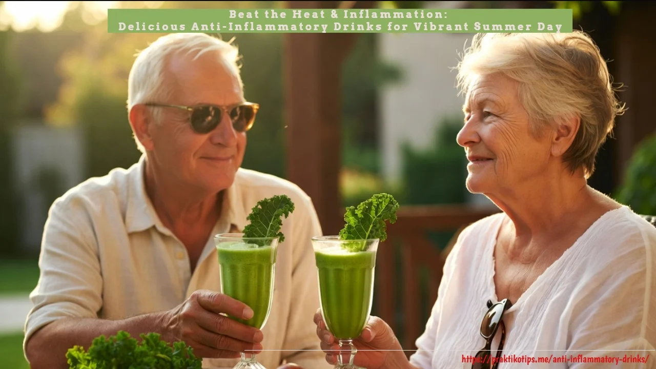 Healthy anti-inflammatory drinks for seniors and healthy aging