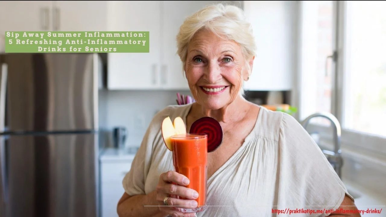 Refreshing anti-inflammatory drinks for healthy aging