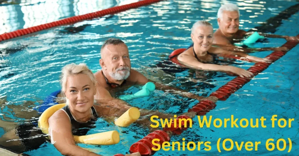swim workout for seniors, water aerobics for seniors over 70, low-impact swim workout for elderly