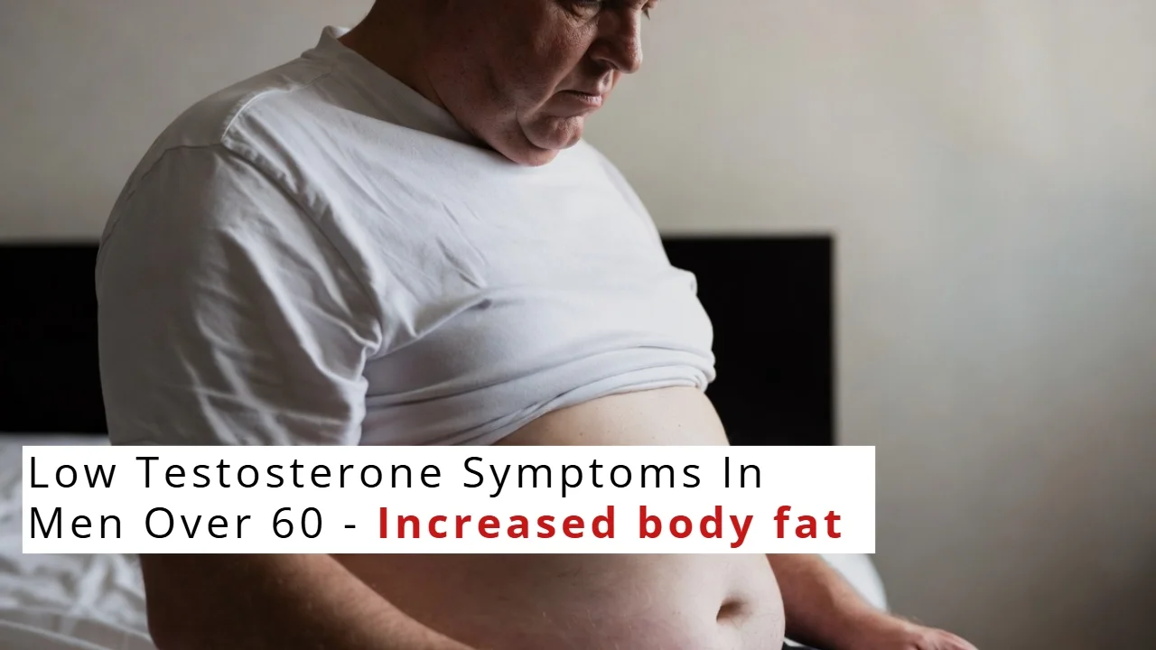 low testosterone symptoms in men over 60, Increased body fat