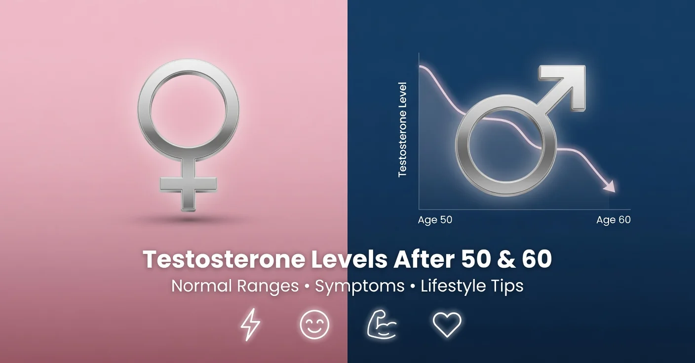 testosterone levels men and women