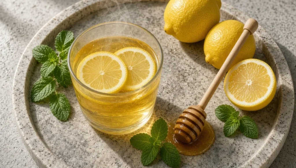 Morning with Warm Lemon Water, warm lemon water before bed benefits