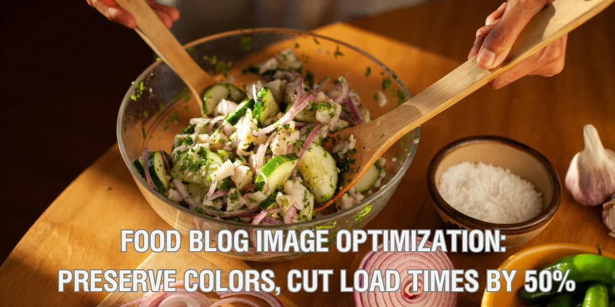 Food blog image optimization