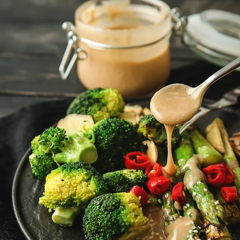 Hummus and tahini