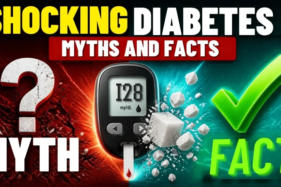 Diabetes Myths And Facts, myth surrounding diabetes, myth diabetes
