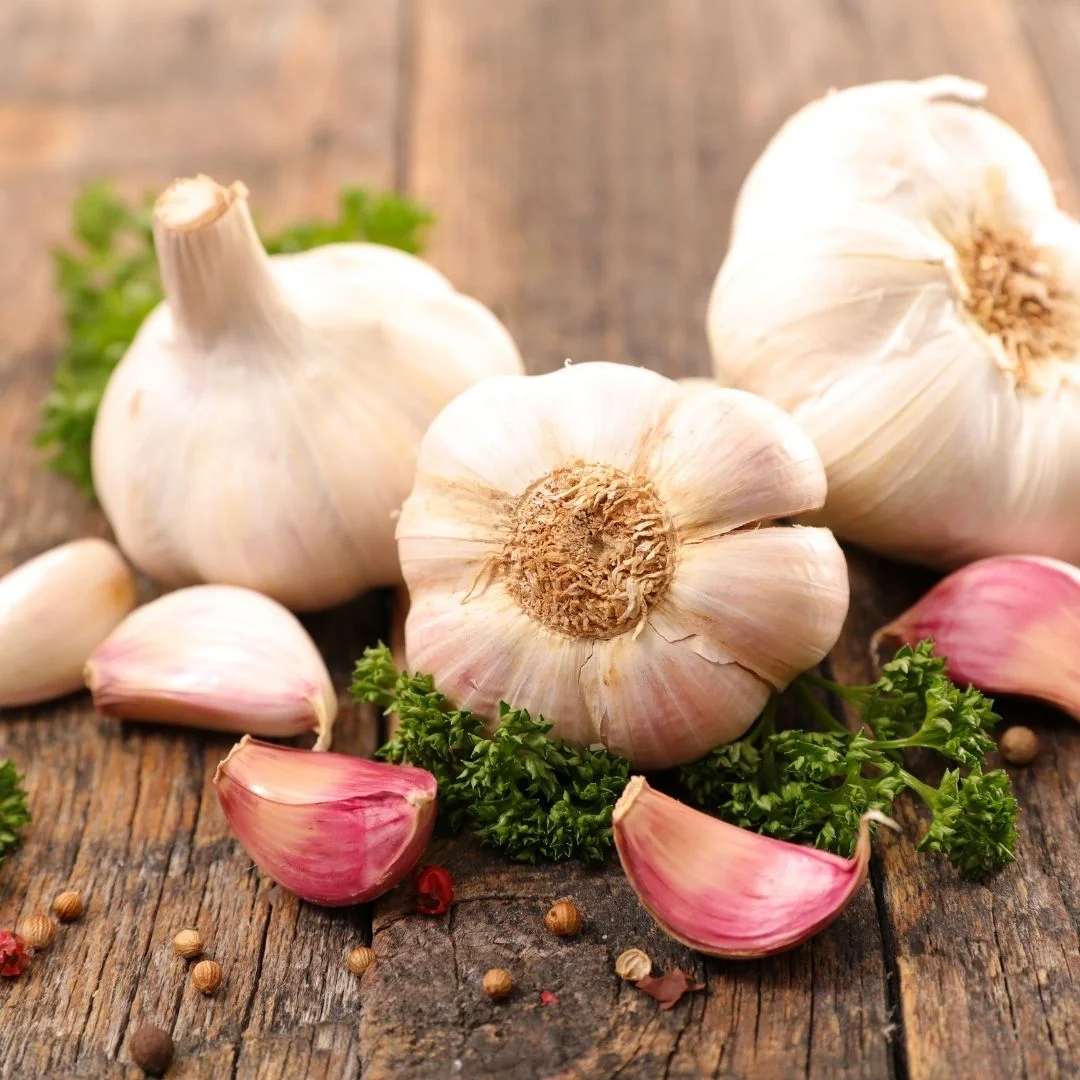 Fresh garlic cloves