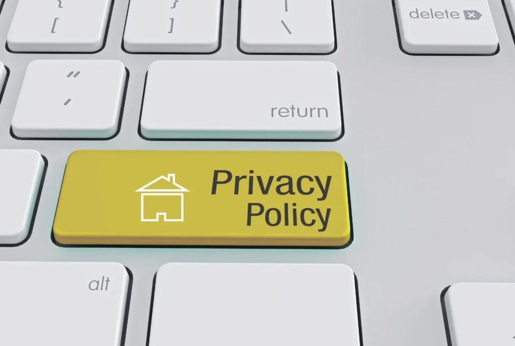 website privacy policy overview, user data protection policy