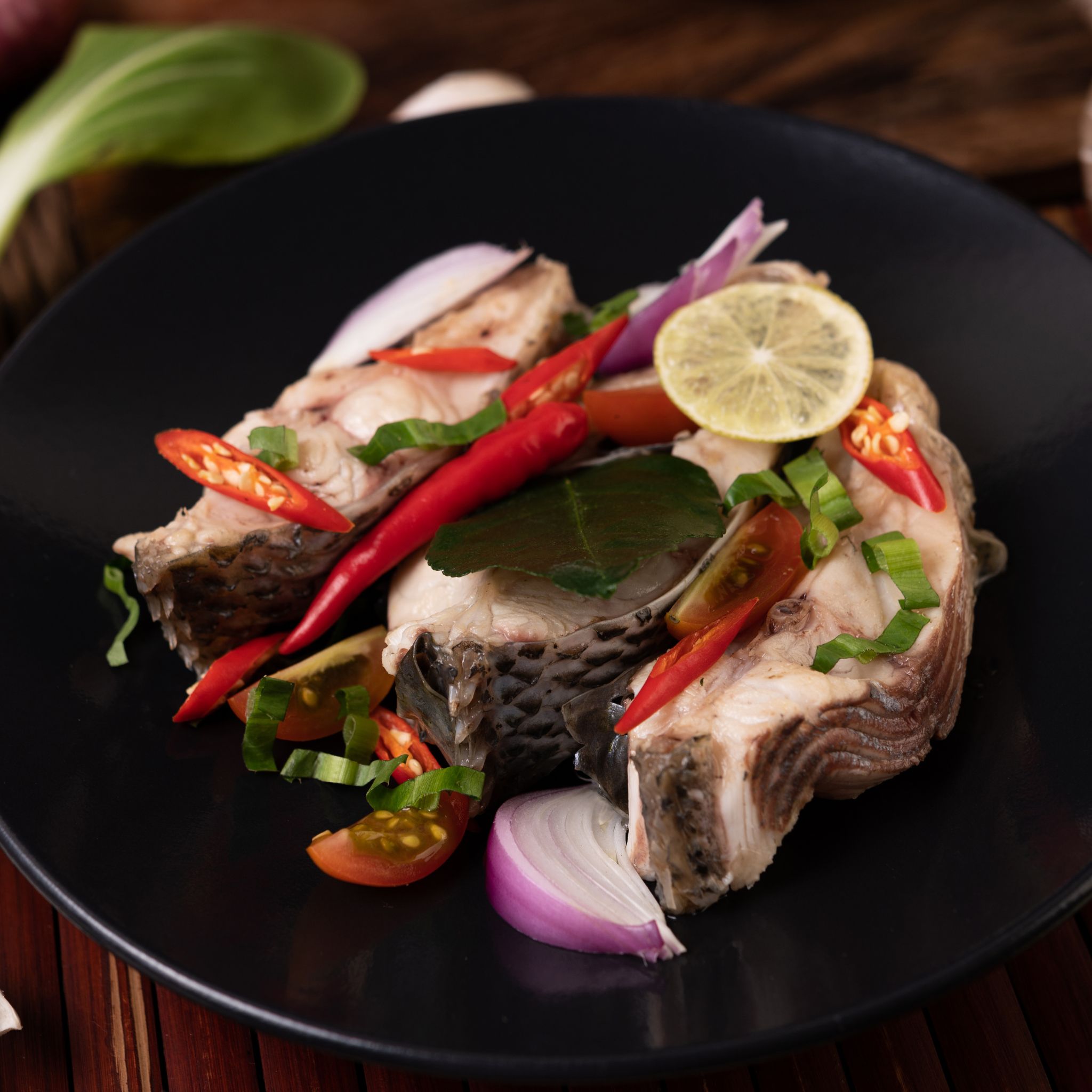 Chili Lime Grilled Fish Salad
