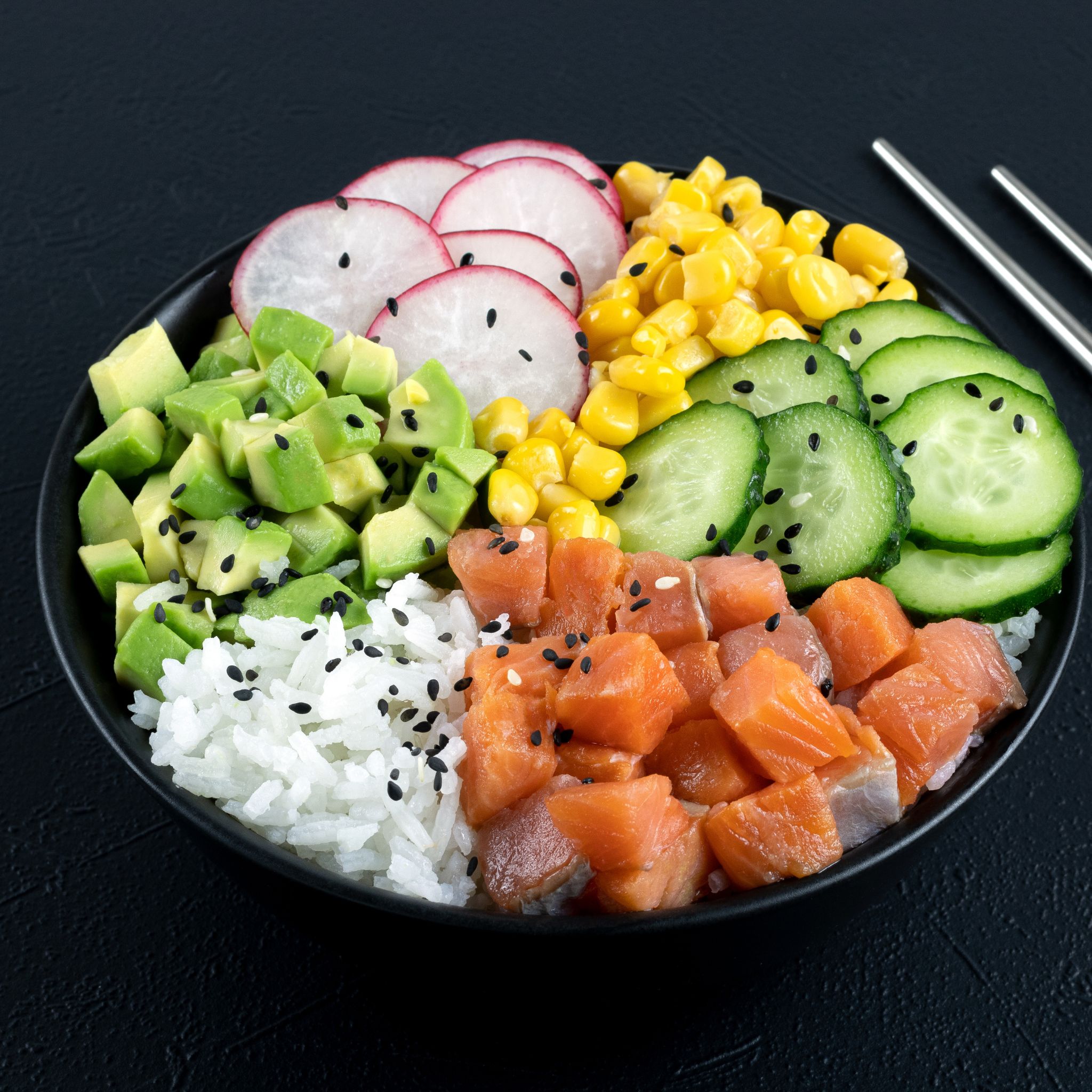 Seaweed Sesame Salmon Bowl